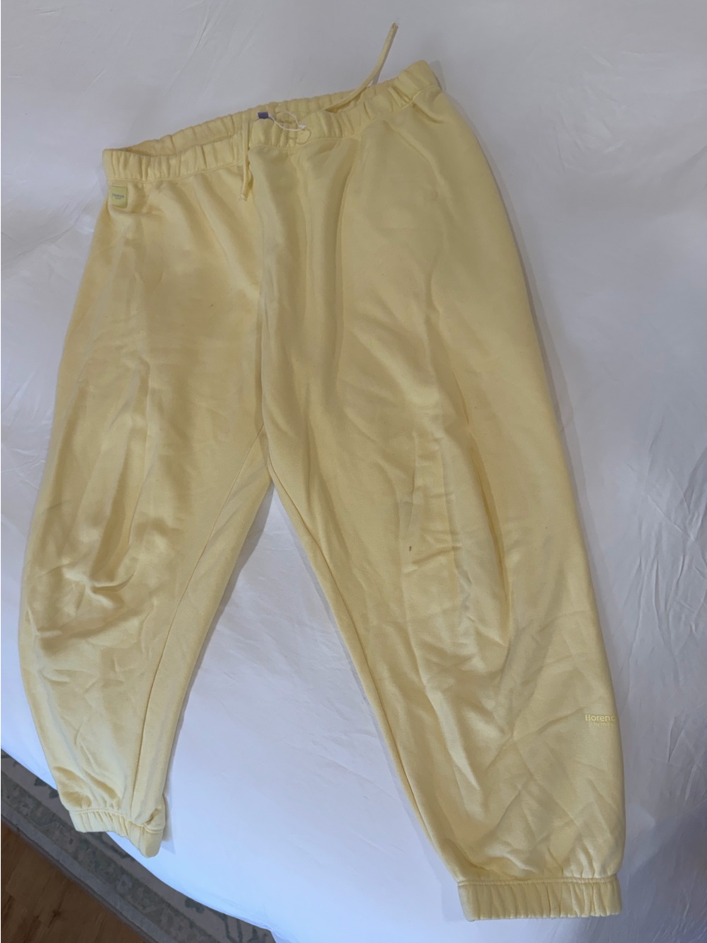 Light Yellow Women's Jogger Sweatpants - Relaxed Track Pants